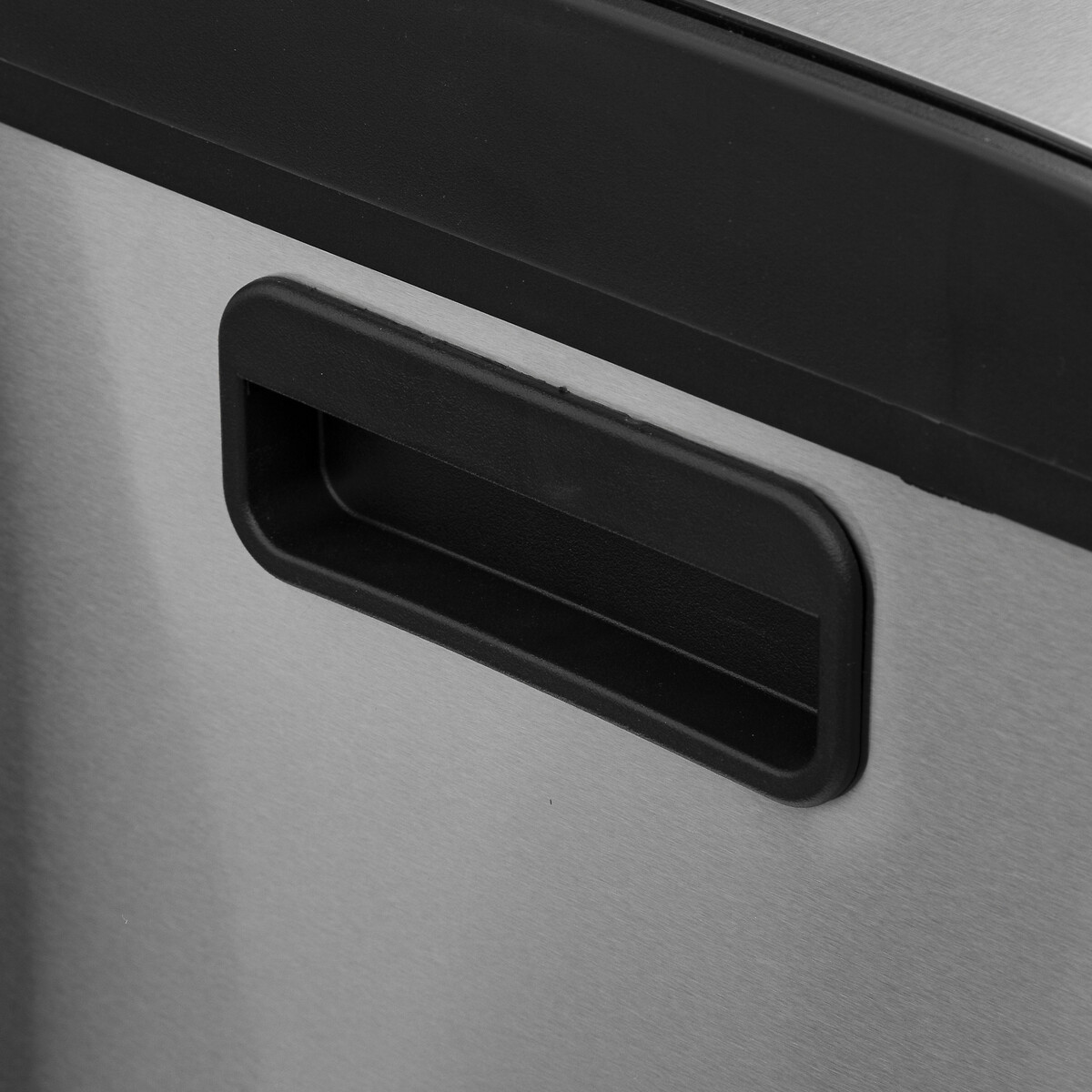 Poubelle de tri sélectif à pédales métal 2x30l, inox