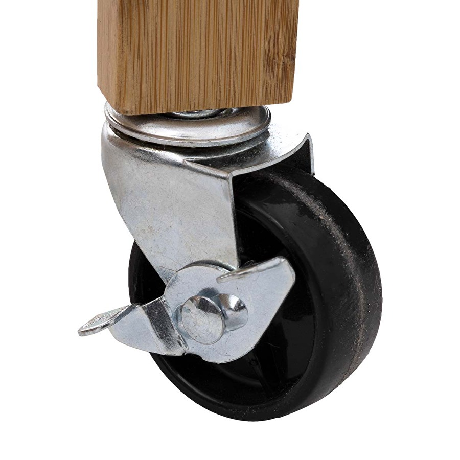 Desserte grand modèle 2 tiroirs, bambou Blackbamboo
