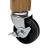Desserte grand modèle 2 tiroirs, bambou Blackbamboo