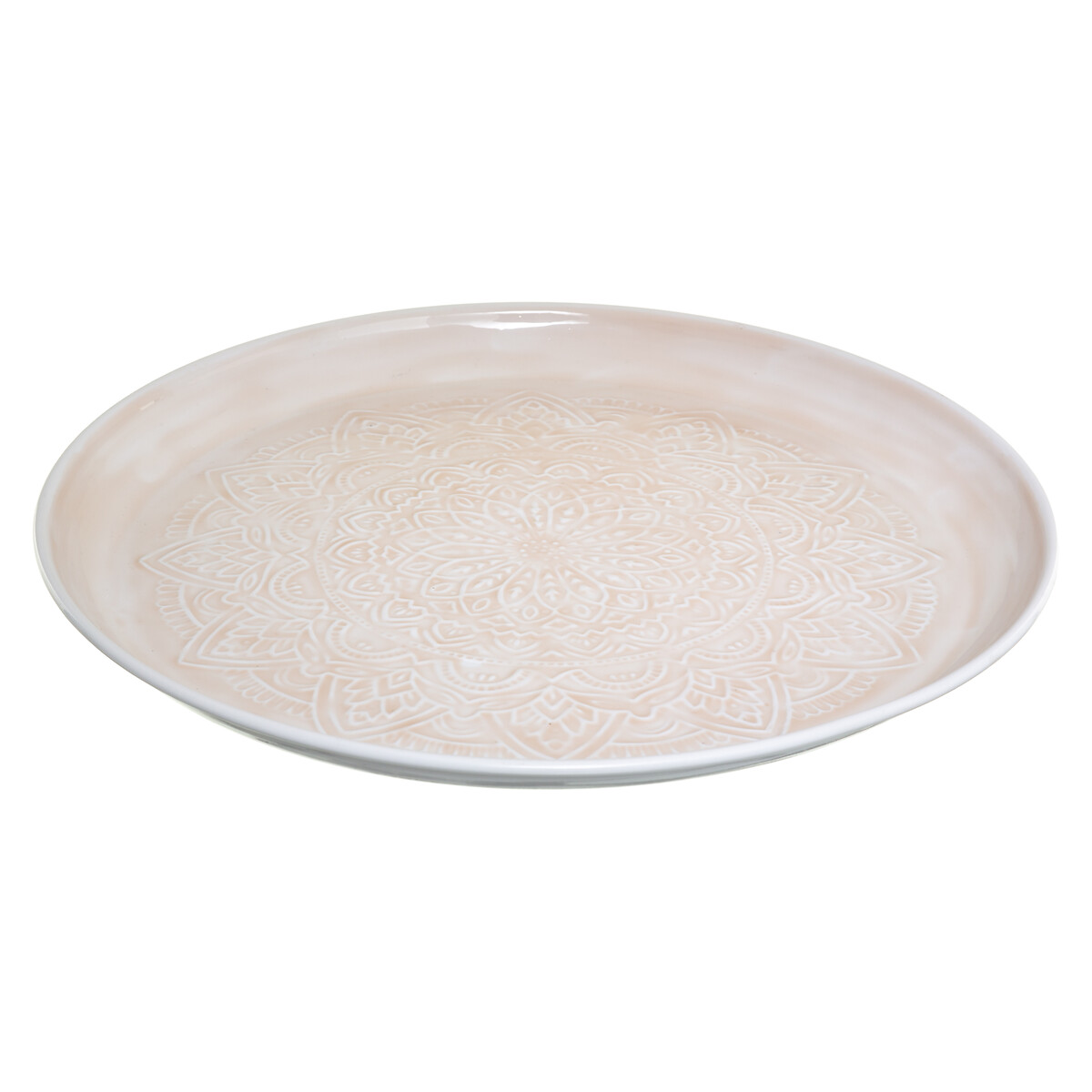 Plateau rond métal 41 cm 