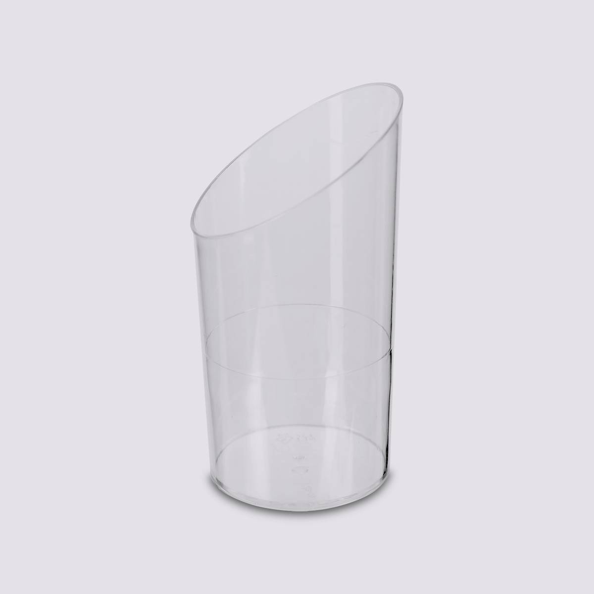 8 verrines biseautés, plastique