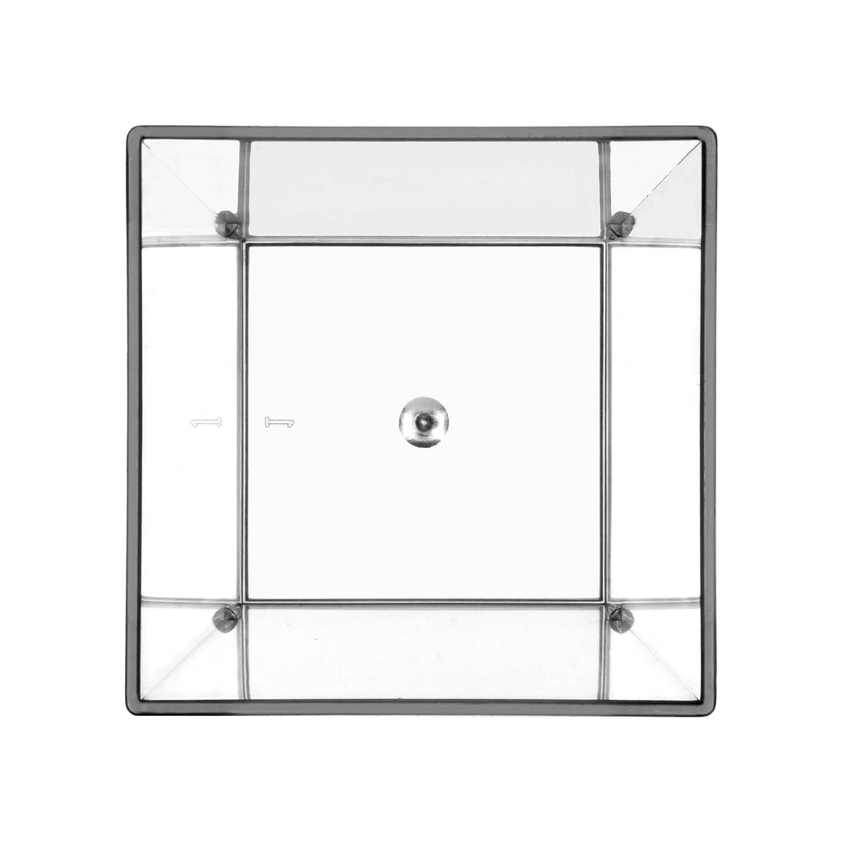 8 verrines carrées, plastique