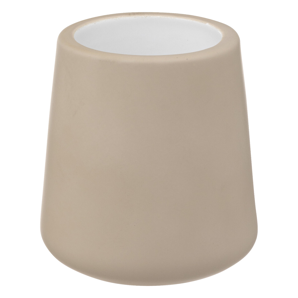 Brosse wc céramique, beige naturel Colorama