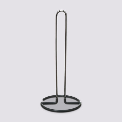 porte-essuie-tout-metal-gris