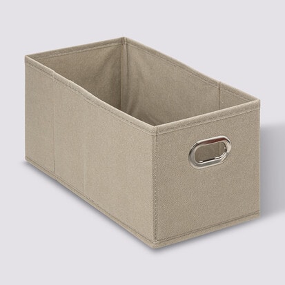 Box de rangement avec couvercle en bambou gris Douceur D'intérieur