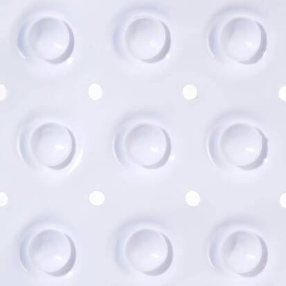 Tapis anti-dérapant 50x50cm, blanc 