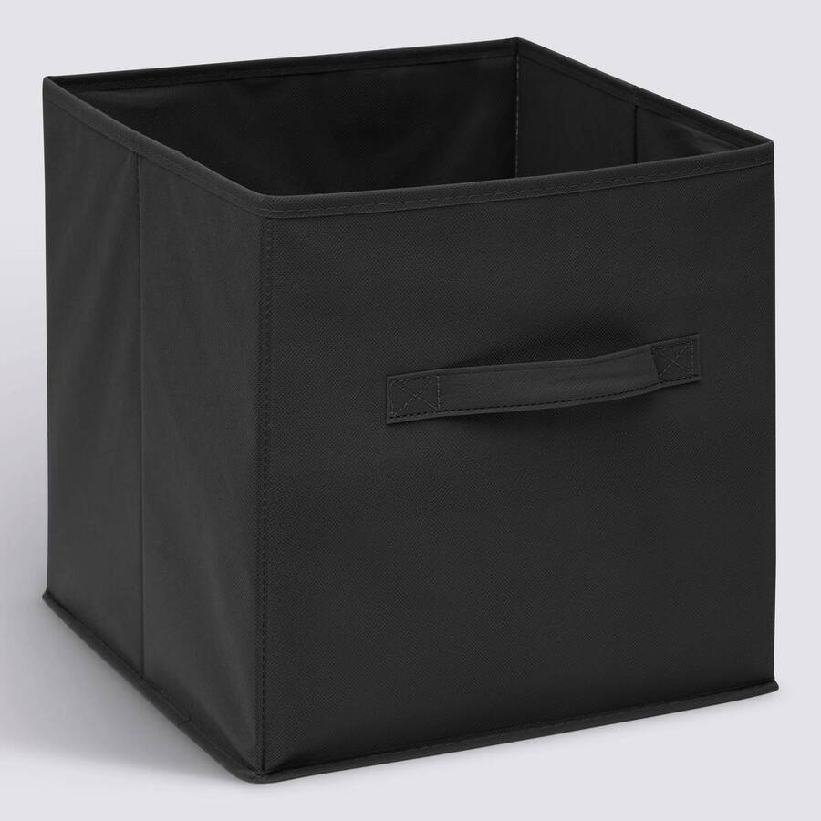 Panier tissu 31x31 cm, gris anthracite Mix'n modul