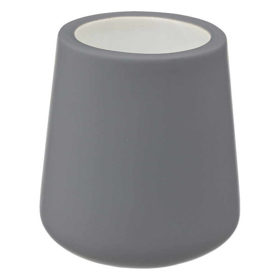 Brosse wc céramique, gris béton Colorama