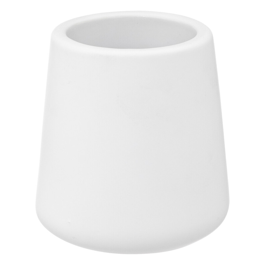 Brosse wc céramique, blanc coton Colorama