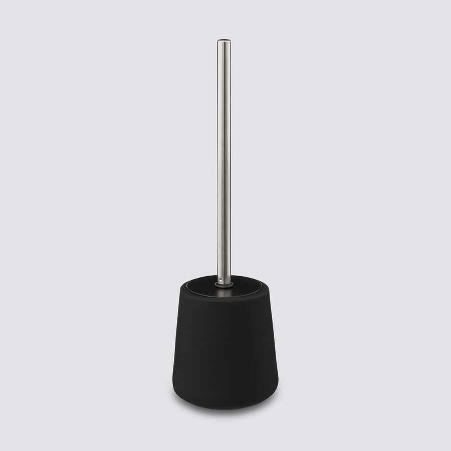 Brosse wc céramique, noir khôl Colorama
