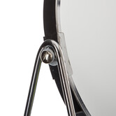Miroir balancoire avec pieds d17cm, argent