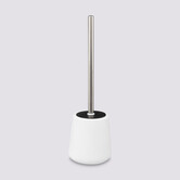 Brosse wc céramique, blanc coton Colorama