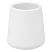 Brosse wc céramique, blanc coton Colorama