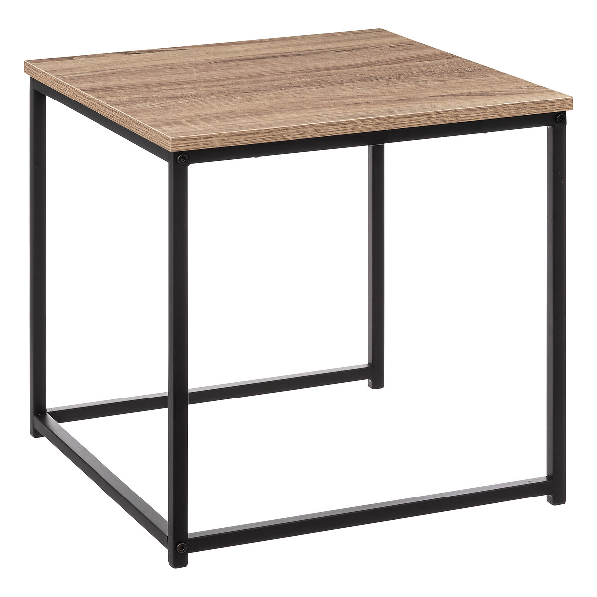 2 tables gigognes, effet chêne naturel