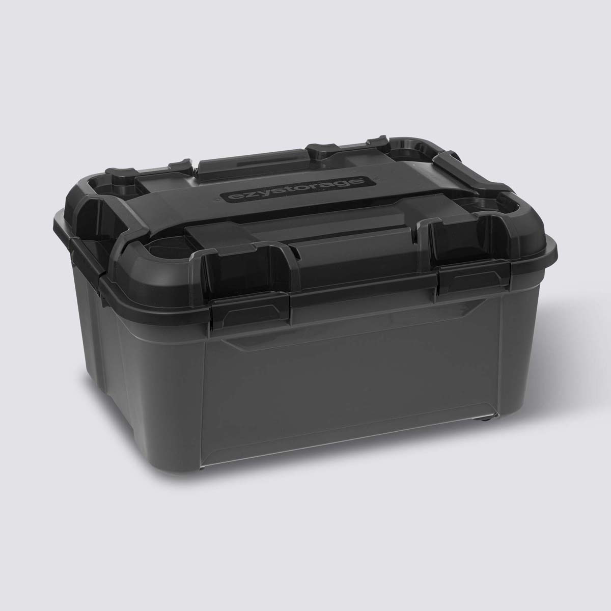 Boîte en plastique 120l, noir
