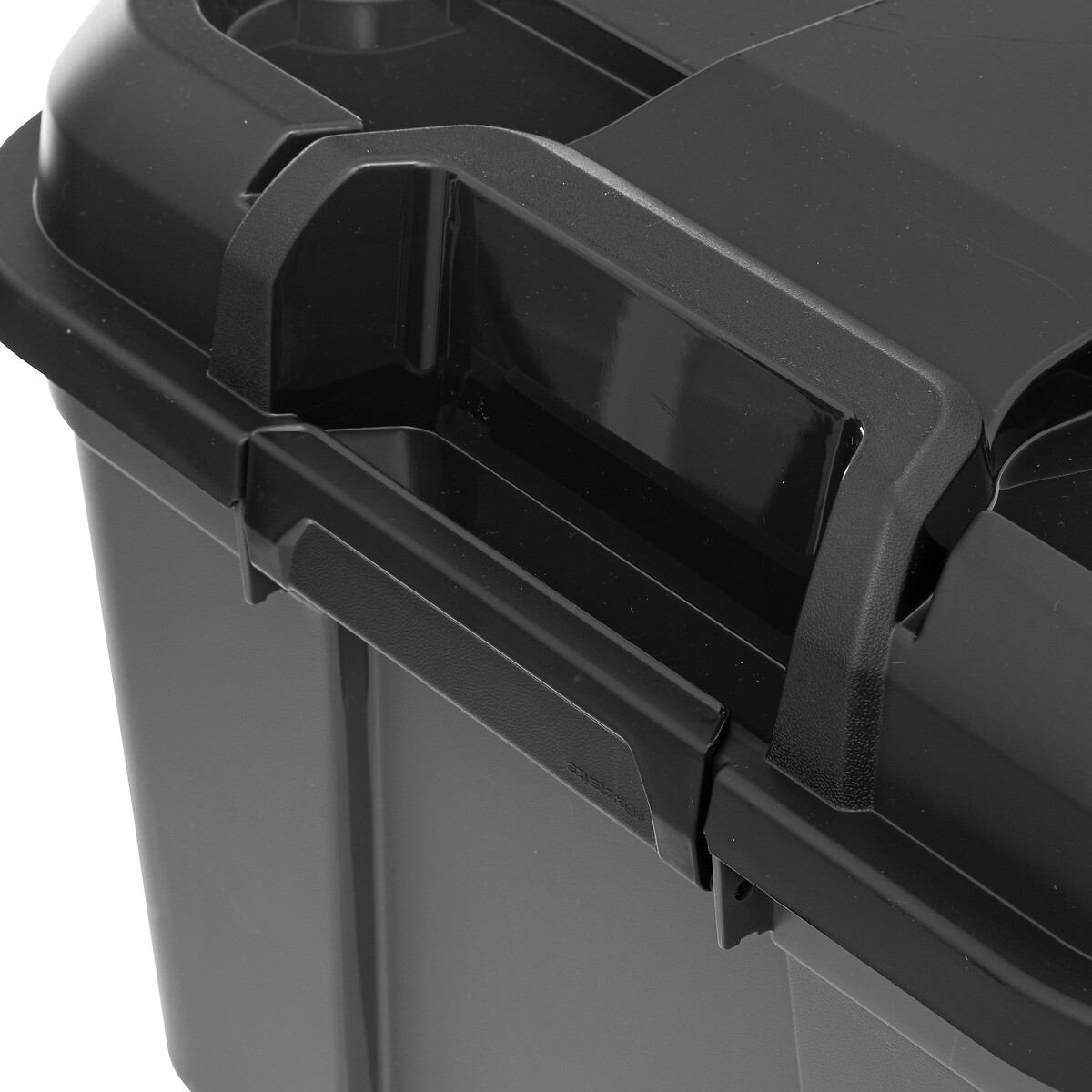 Boîte en plastique 120l, noir