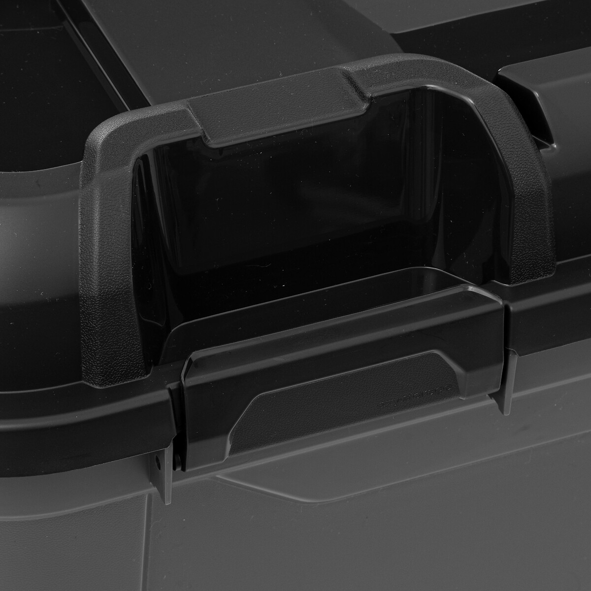 Boîte en plastique 120l, noir