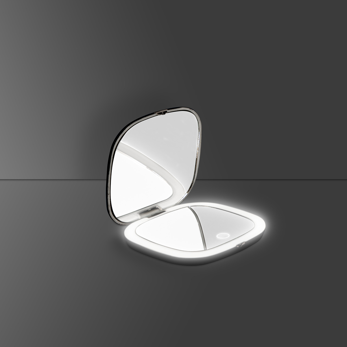Miroir de poche à led