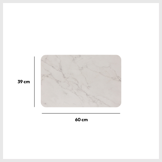Tapis De Vaisselle En Diatomite 40x30cm - Gris - 5five à Prix
