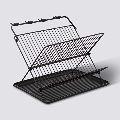 egouttoir-pliant-2-niveaux-avec-plateau-noir