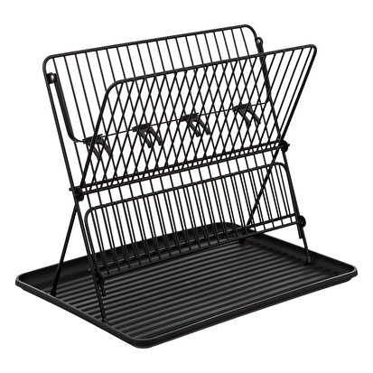 egouttoir-pliant-2-niveaux-avec-plateau-noir