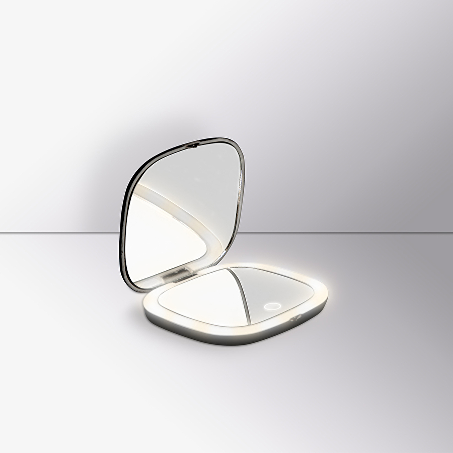 Miroir de poche à led