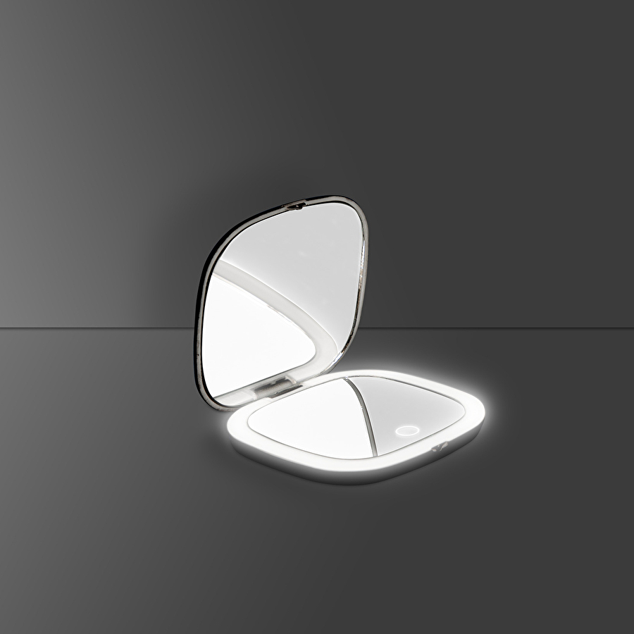 Miroir de poche à led