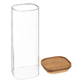 5five Einmachglas Mit Akazienholz-Deckel – 2 Liter, Hermetisch Verschließbar