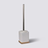 Brosse wc en résine, blanc Naturéo