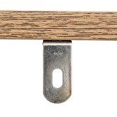 Étagère colonne double, effet chêne naturel