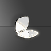 Miroir de poche à led
