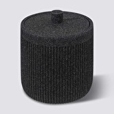 Pot à cotons, ardoise Onyx