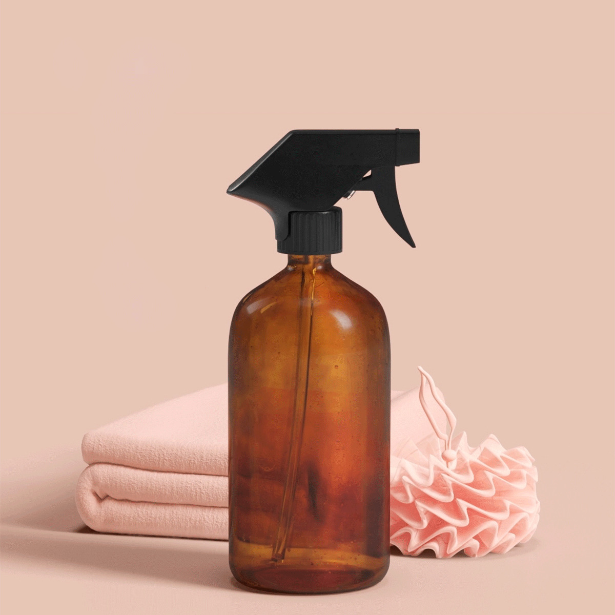 Distributeur de savon, marron, 3 pièces