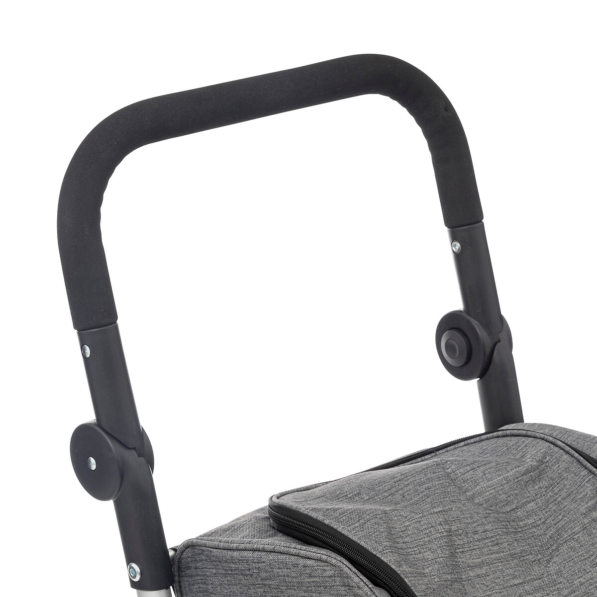 Chariot pliant 4 roues, gris