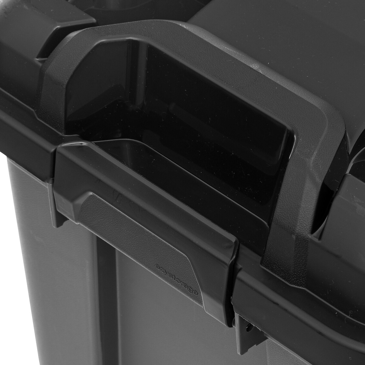 Boîte en plastique 50l, noir Bunker+
