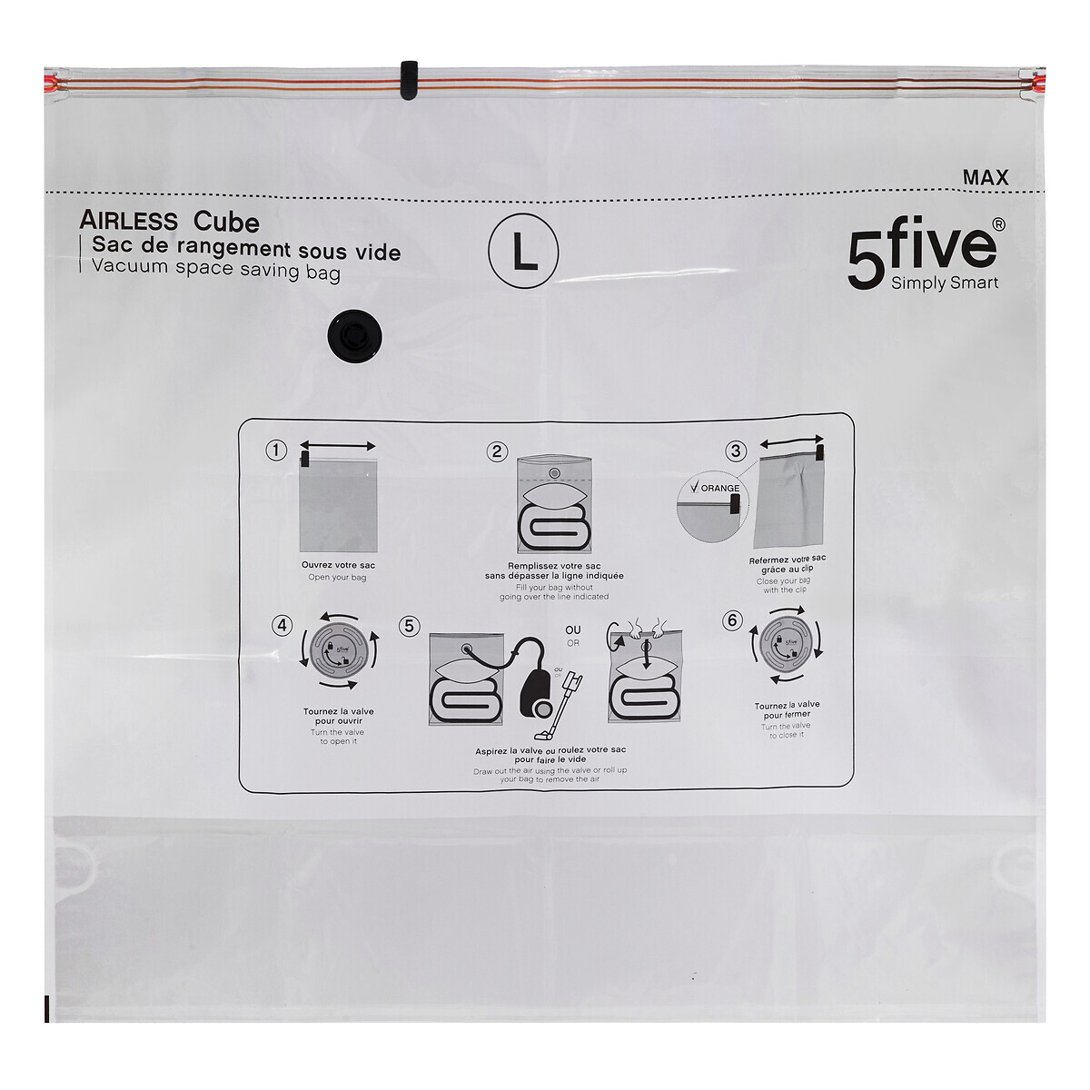 Lot de 2 sacs compresseurs Airless
