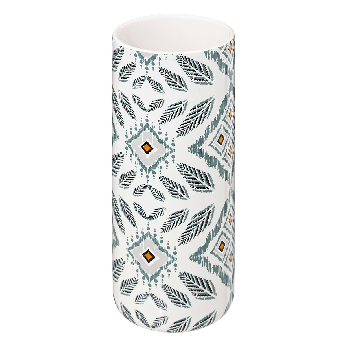 Brosse wc, blanc et vert