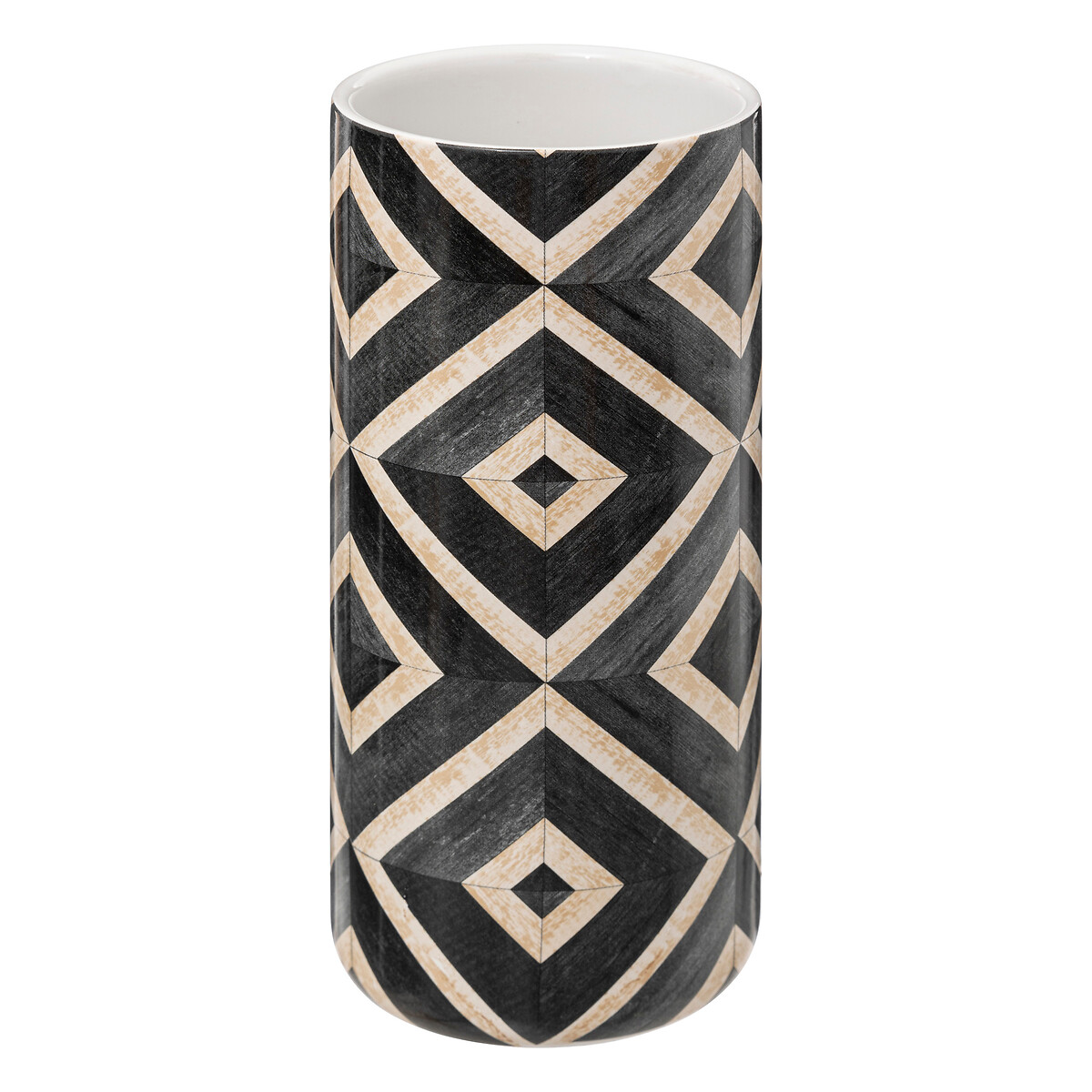 Brosse wc, noir et beige