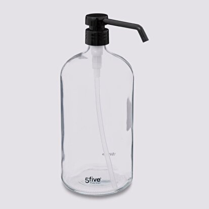 Distributeur de savon, transparent, 3 pièces Distri'verre