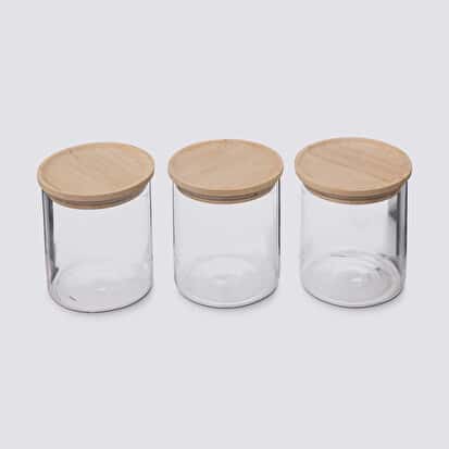 Set de 3 bocaux hemétique en verre, 0,35L - Hermet | 5five