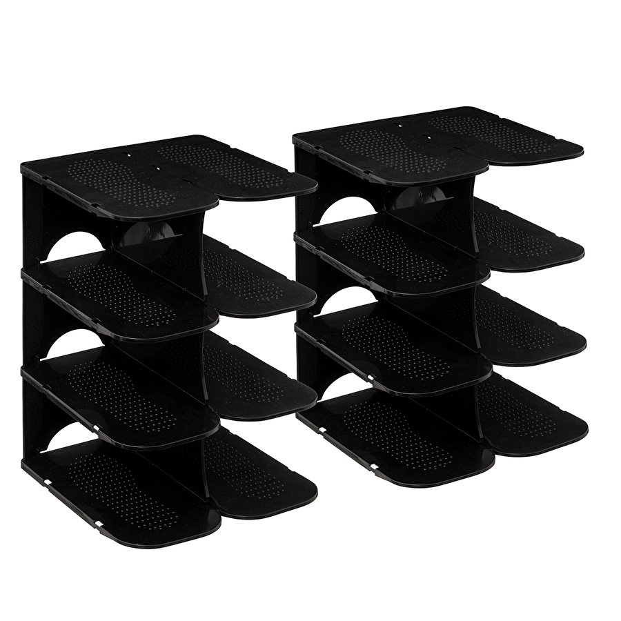 Range-chaussures x4, plastique Spacy