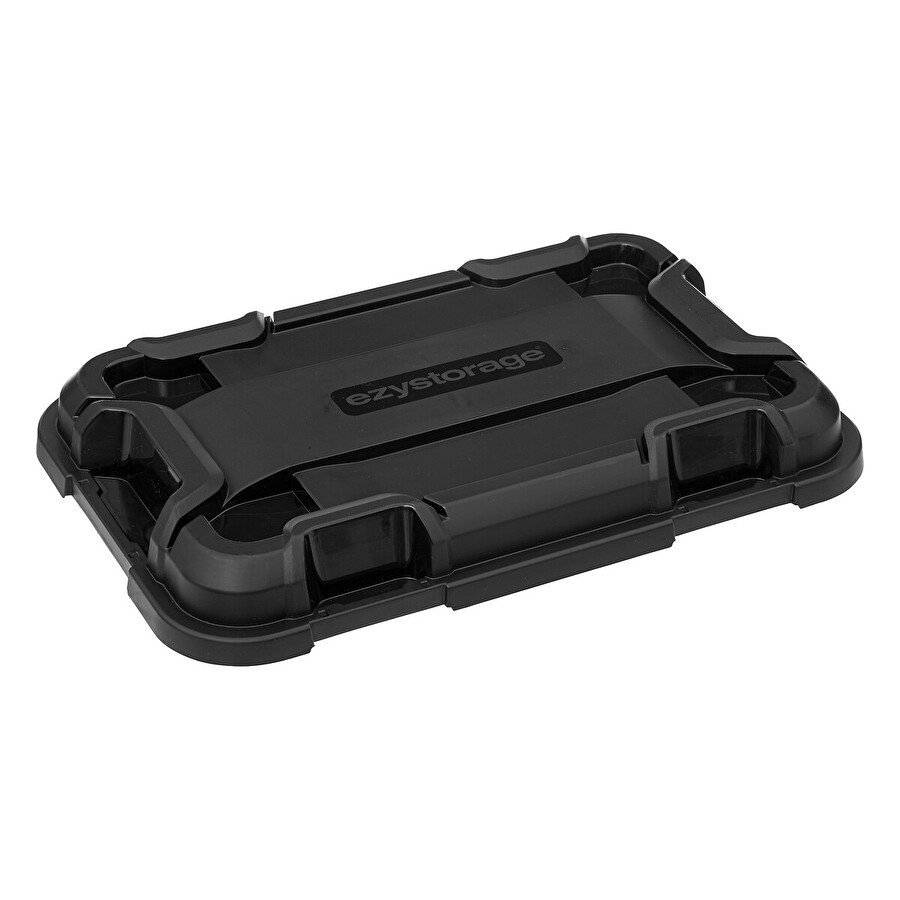 Boîte en plastique 50l, noir Bunker+