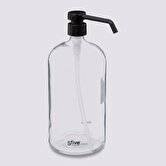 Distributeur de savon, transparent, 3 pièces Distri'verre