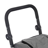 Chariot pliant 4 roues, gris