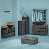 Commode basse 5 tiroirs Tissa