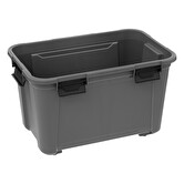 Boîte en plastique 50l, noir Bunker+
