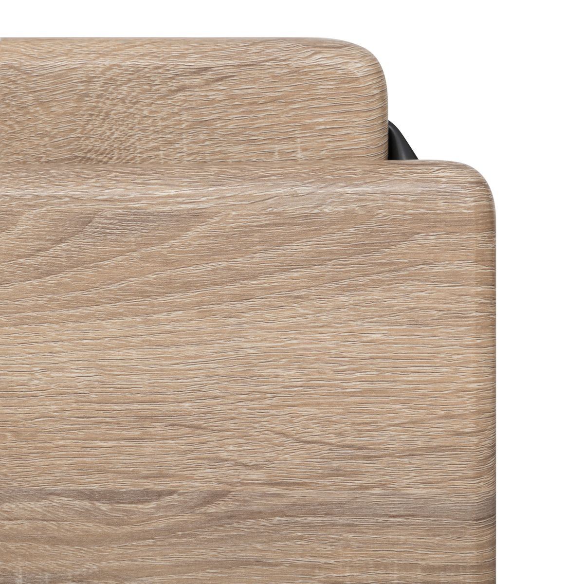 Lot de 2 chaises de bar pliantes, effet chêne naturel