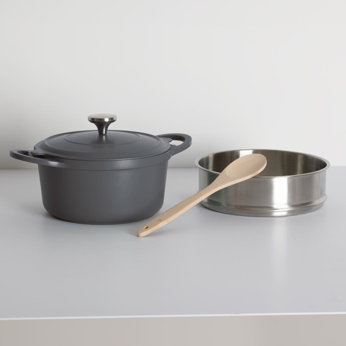 Cocotte aluminium, d.24 cm