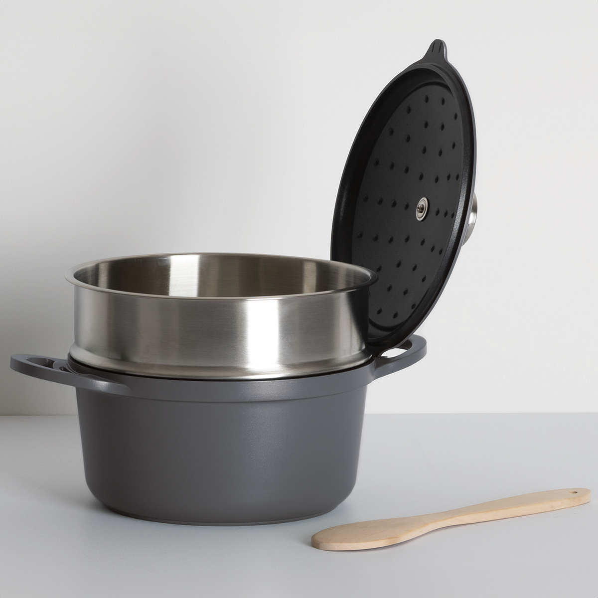 Cocotte aluminium, d.24 cm