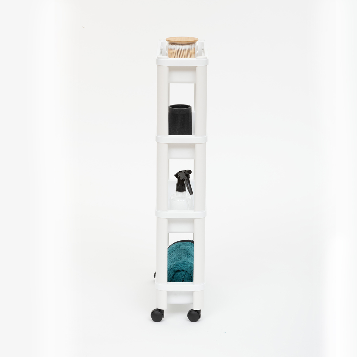 Resserre extensible 4 niveaux, blanc